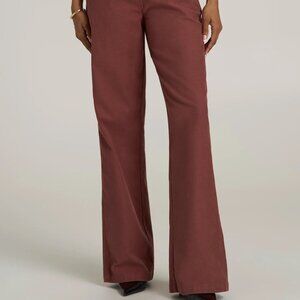 American Tall High-Rise Weide-Leg Flat-Front Chino Pants 8T